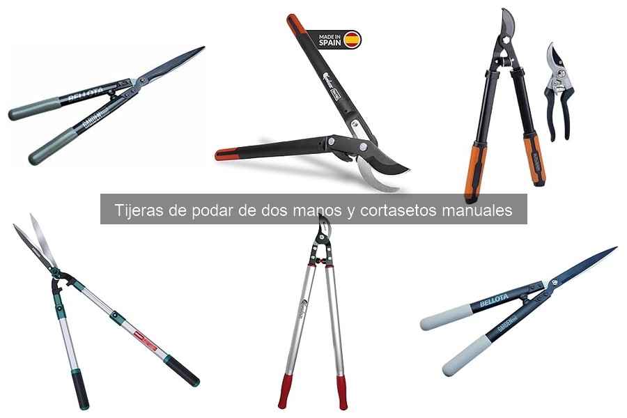 Las tijeras de podar de dos manos más populares en 2023