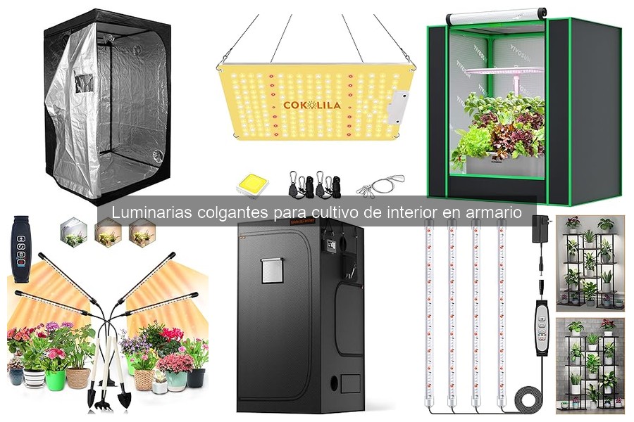 Luminarias colgantes avanzadas para cultivo interior