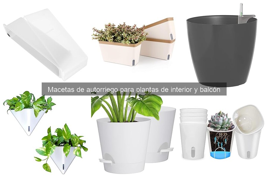 Macetas de Autorriego: ¿Son Adecuadas para Plantas de Balcón?