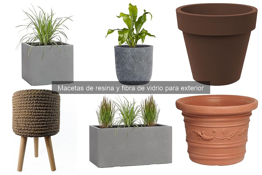 Macetas de Resina y Fibra de Vidrio: Características y Ventajas