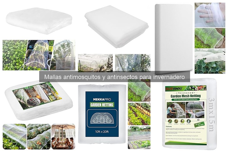 Mallas Antimosquitos y Antinsectos: Protección para Invernaderos