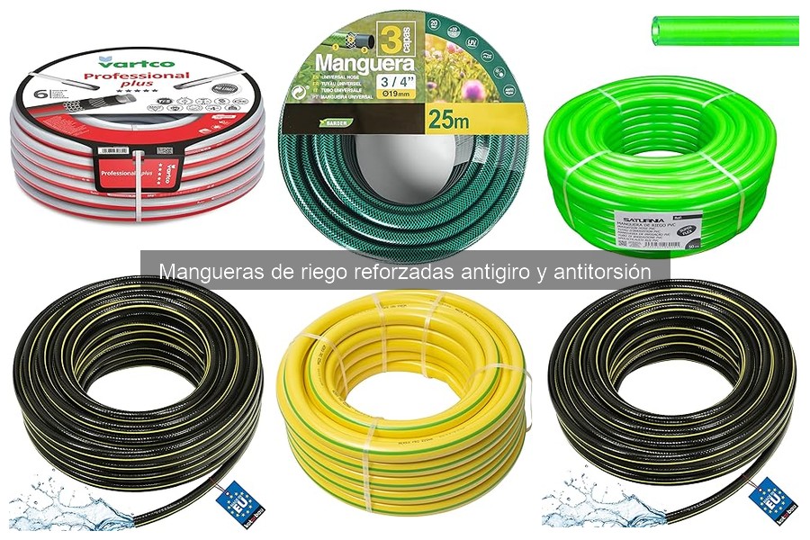 Mangueras de riego reforzadas: características y beneficios