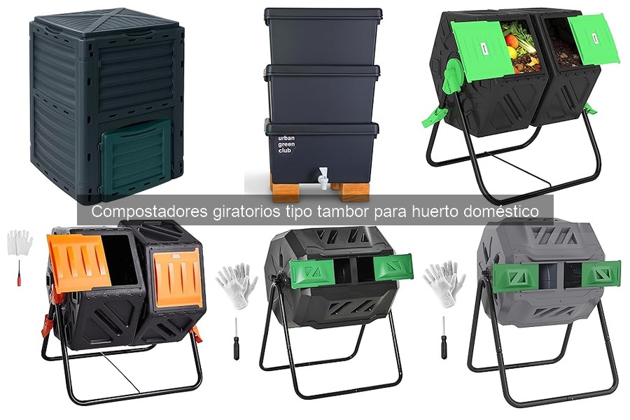 Mantenimiento de Compostadores Giratorios para Huerto Doméstico