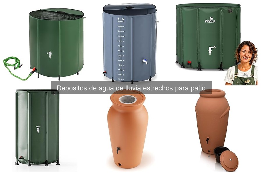 Mantenimiento de depósitos de agua de lluvia en patios