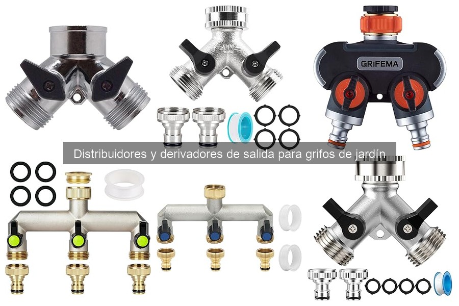 Mantenimiento de distribuidores y derivadores de grifos de jardín
