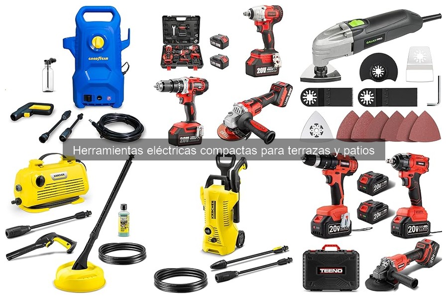 Mantenimiento de herramientas eléctricas compactas para jardín