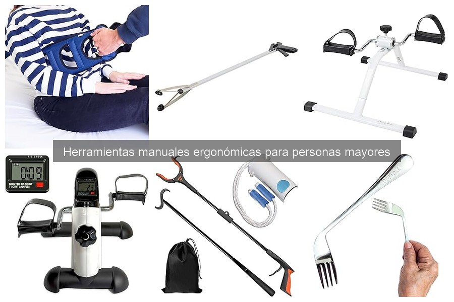 Mantenimiento de herramientas manuales ergonómicas para mayores
