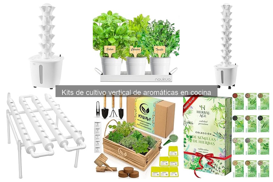 Mantenimiento de hierbas en kits de cultivo vertical
