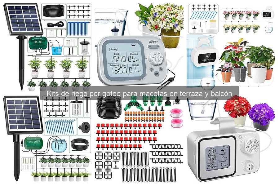 Mantenimiento de Kits de Riego por Goteo en Terrazas