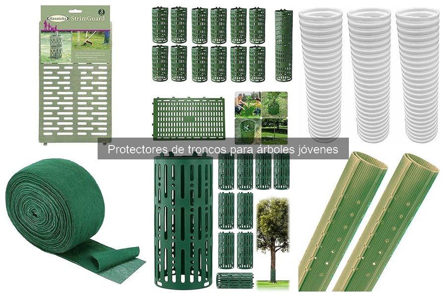 Mantenimiento de Protectores de Troncos para Árboles Jóvenes