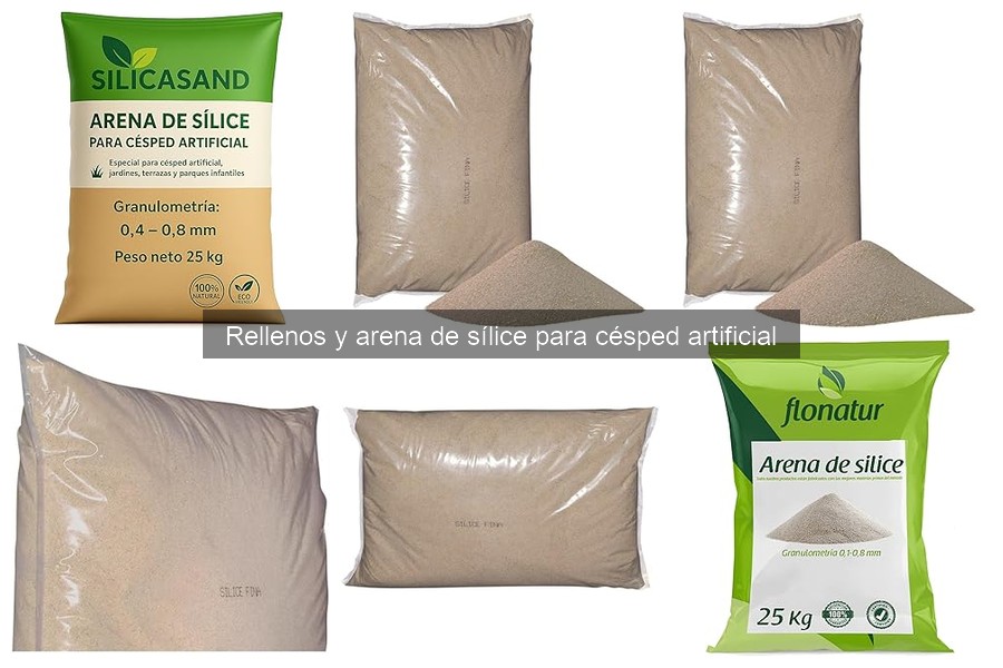 Mantenimiento del Césped Artificial con Arena de Sílice