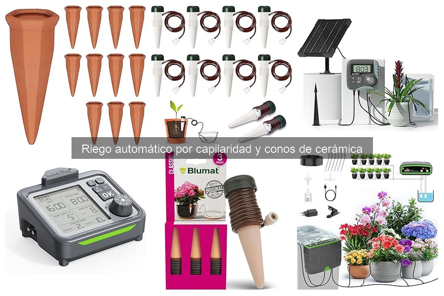 Mantenimiento del riego automático por capilaridad en jardines