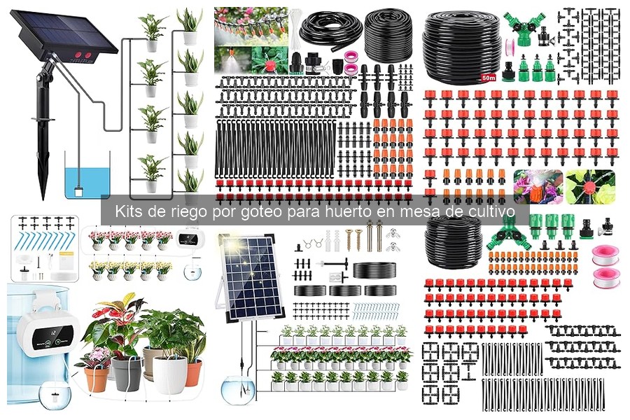 Mantenimiento efectivo de kits de riego por goteo