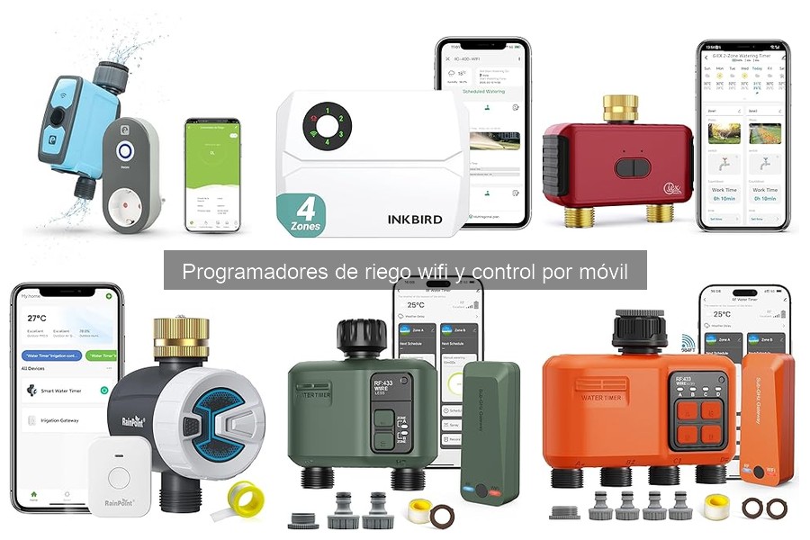 Mantenimiento eficaz de programadores de riego wifi
