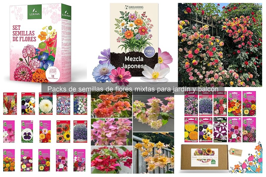 Mejor época para sembrar flores de packs mixtos