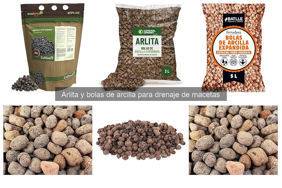 Mejora el Drenaje con Bolas de Arcilla en Macetas