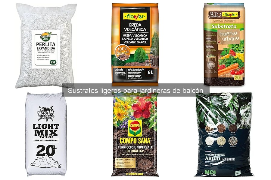 Mejora la calidad del sustrato ligero para plantas en balcón