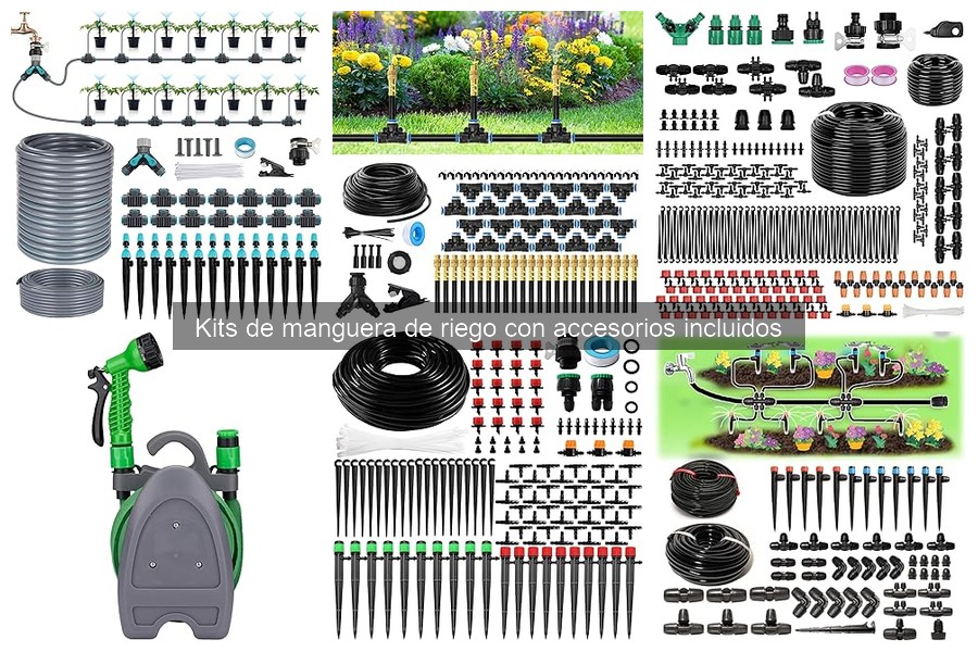 Mejora tu riego: Accesorios para kits de manguera