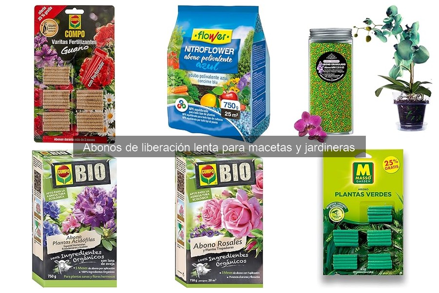 Mejores abonos de liberación lenta para balcones 2023