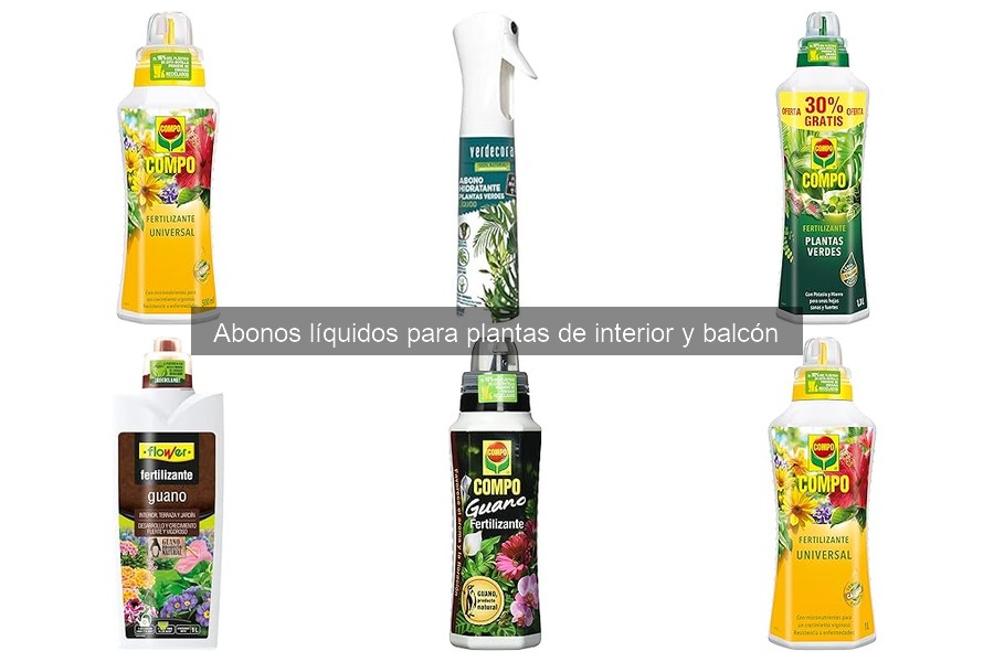 Mejores abonos líquidos para plantas de balcón en 2023