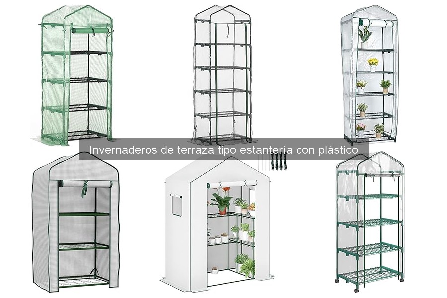 Mejores accesorios para invernaderos de terraza tipo estantería