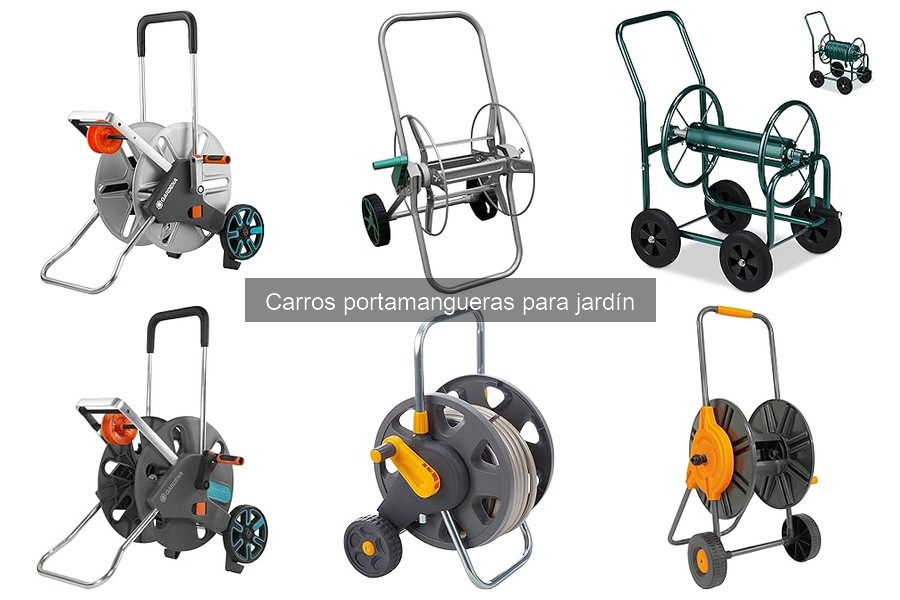 Mejores carros portamangueras para jardines pequeños
