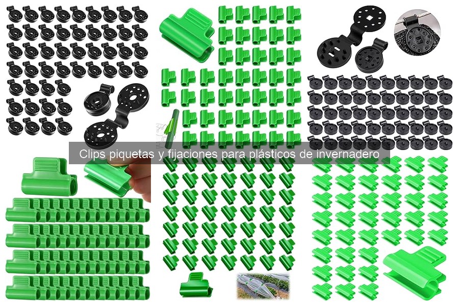 Mejores clips y piquetas para invernaderos pequeños