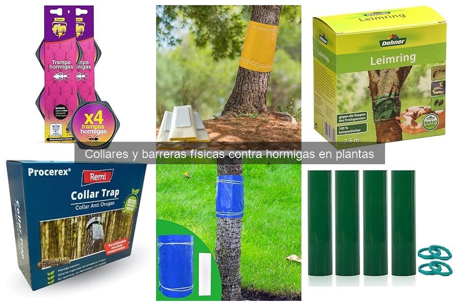 Mejores collares y barreras contra hormigas para jardines pequeños