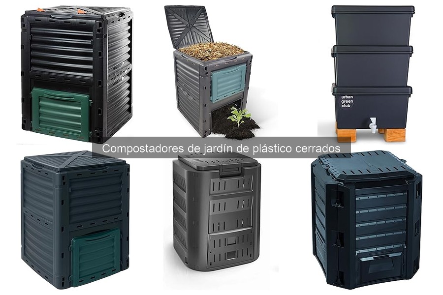 Mejores compostadores de plástico cerrado para balcones