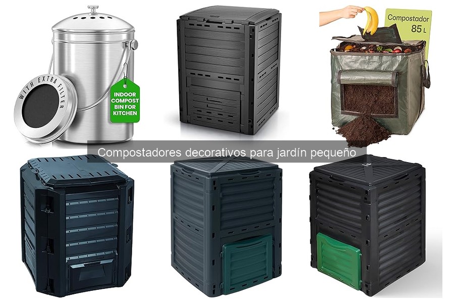 Mejores compostadores decorativos para patios pequeños