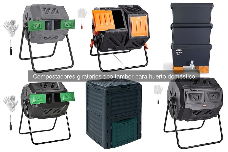 Mejores compostadores giratorios: comparativa y análisis
