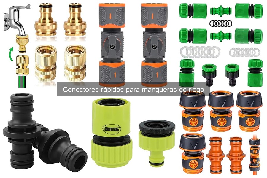 Mejores conectores rápidos para riego doméstico