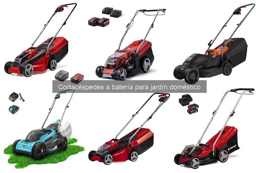 Mejores cortacéspedes a batería para jardines pequeños 2023