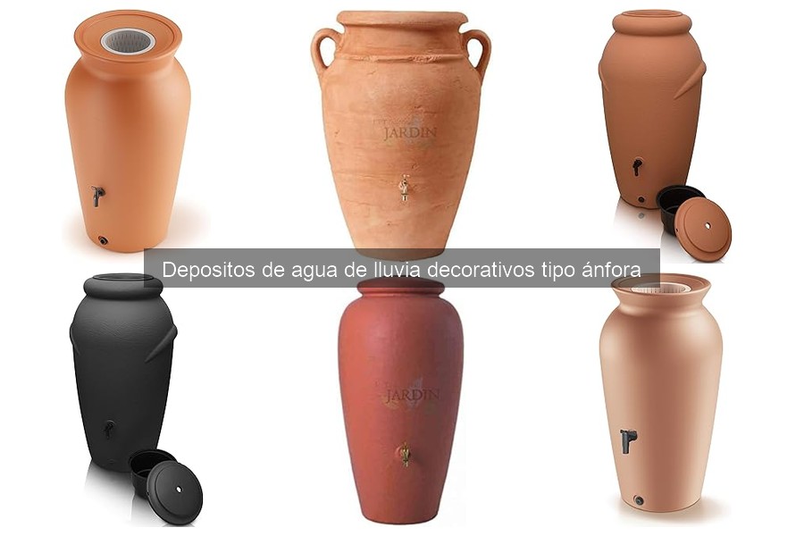 Mejores depósitos de agua de lluvia tipo ánfora para tu jardín