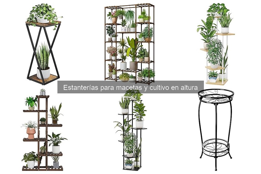 Mejores estanterías para macetas en espacios reducidos