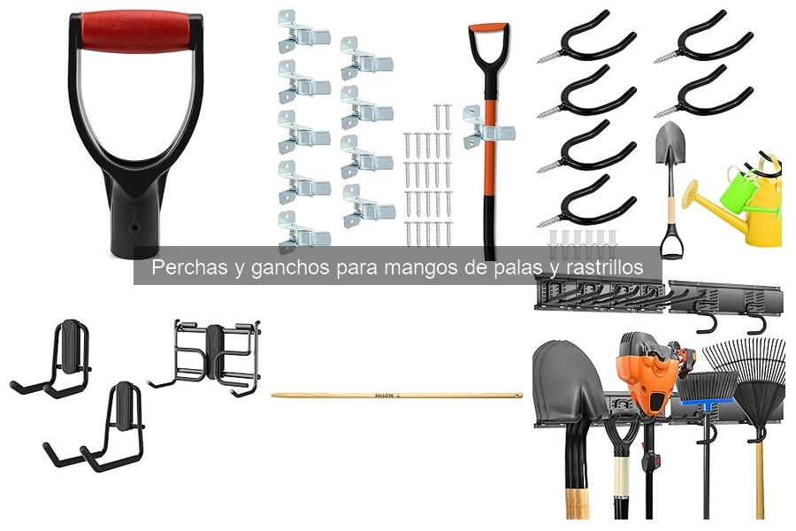 Mejores ganchos para mangos de herramientas de jardinería