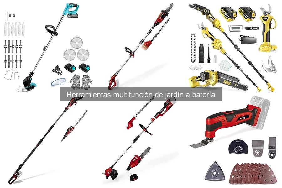 Mejores herramientas multifunción de jardín a batería 2023