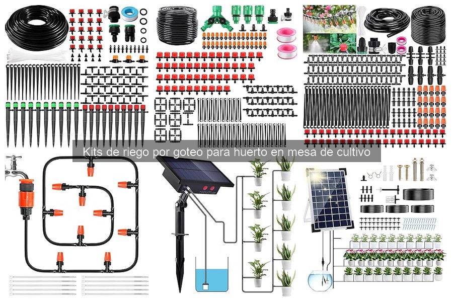 Mejores kits de riego por goteo para huertos en balcón
