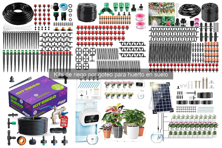 Mejores kits de riego por goteo para pequeños huertos