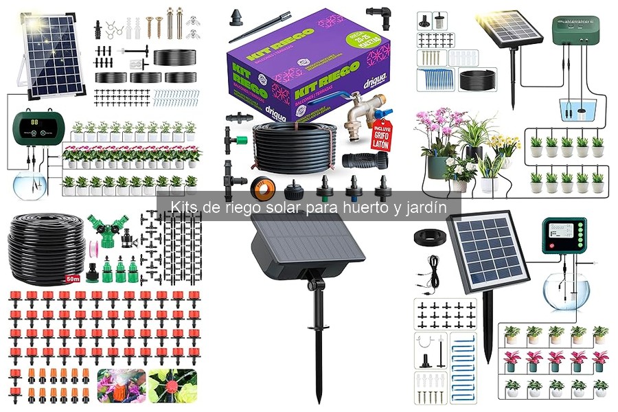 Mejores Kits de Riego Solar para Huerto y Jardín 2023