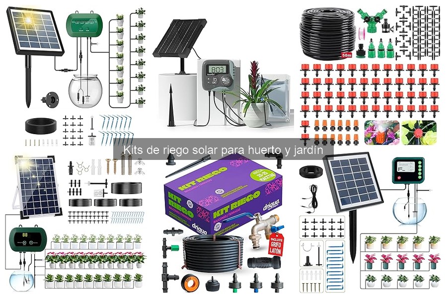 Mejores kits de riego solar para jardín pequeño 2023
