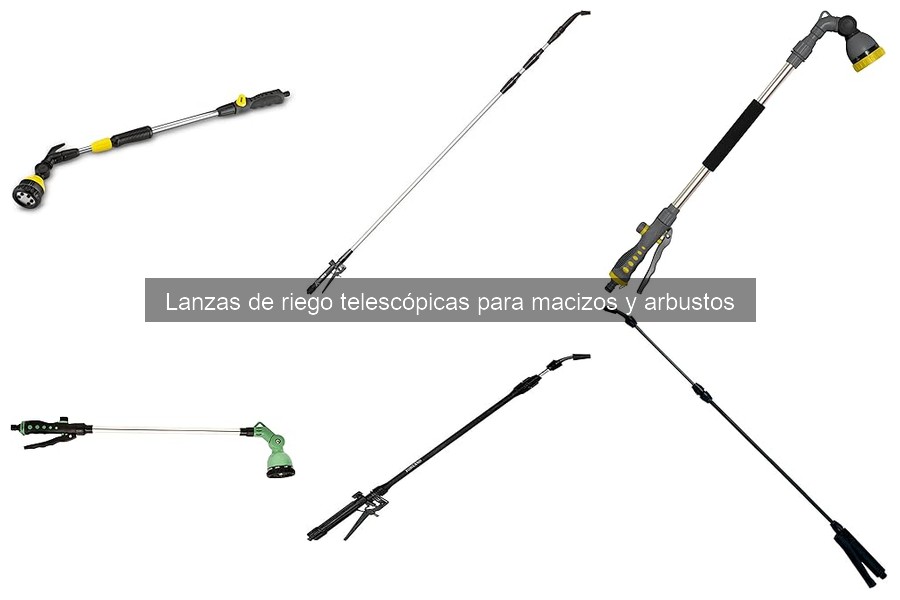 Mejores lanzas de riego telescópicas para jardines pequeños