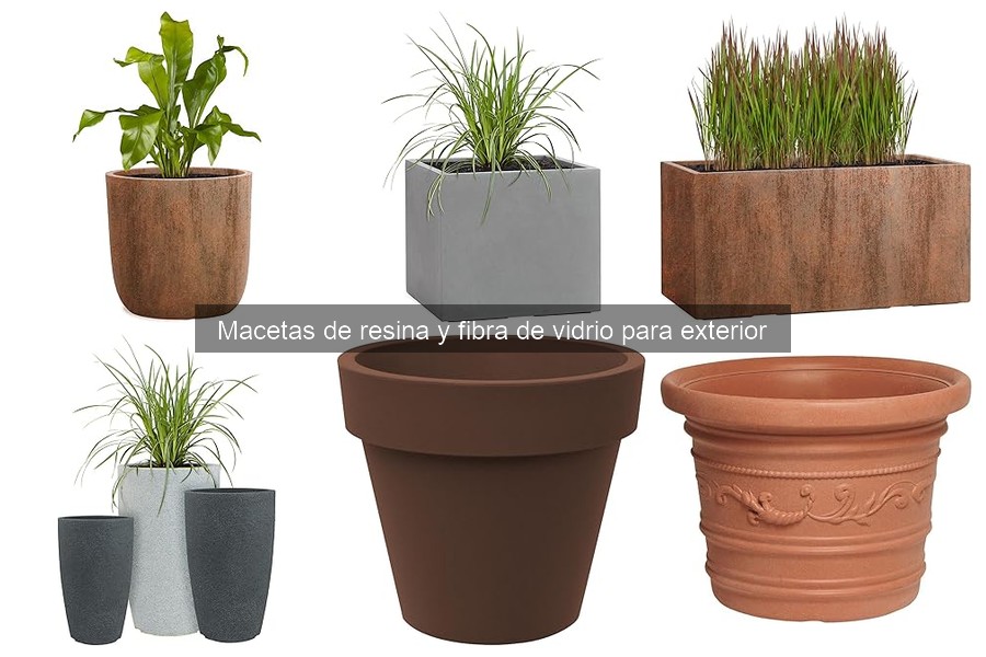 Mejores macetas de resina para exteriores en 2023
