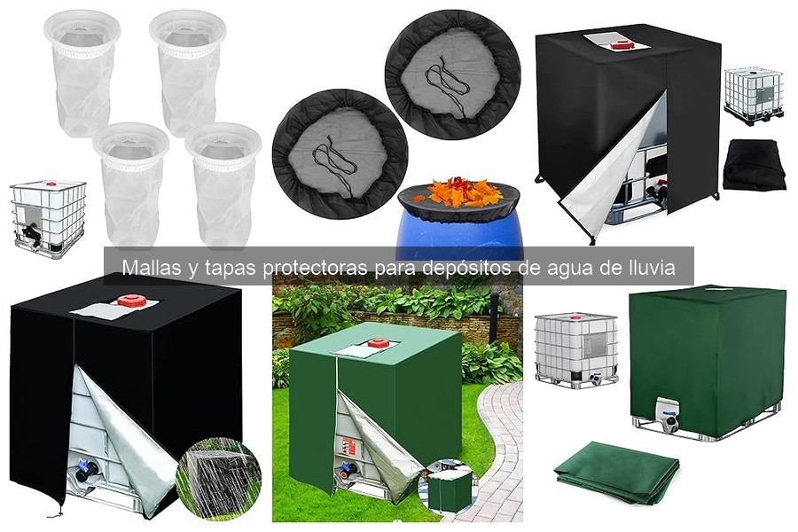 Mejores mallas protectoras para depósitos de agua de lluvia