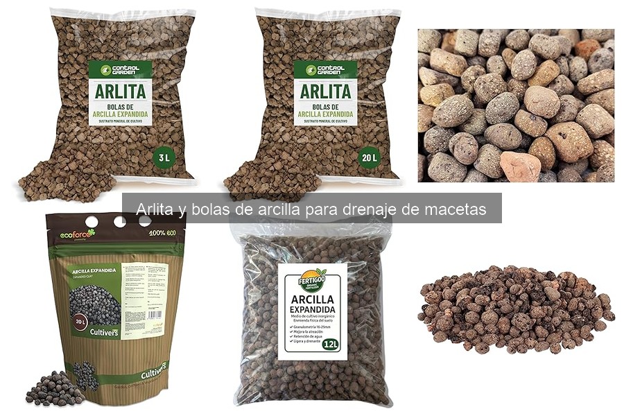 Mejores marcas de arlita para drenaje de macetas