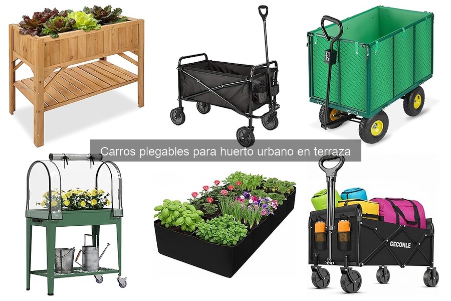 Mejores marcas de carros plegables para huerto urbano
