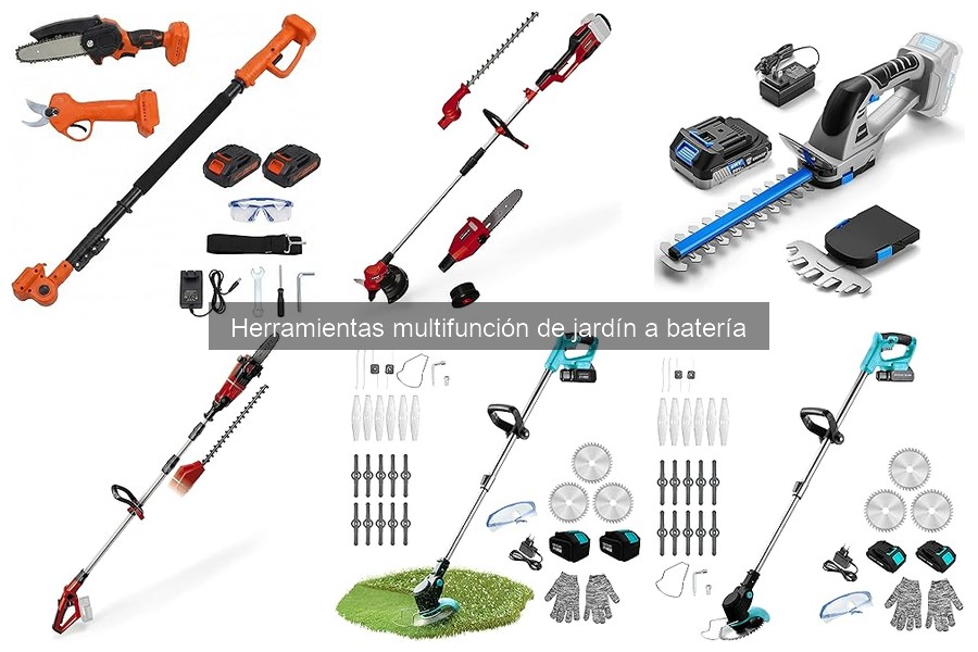 Mejores marcas de herramientas multifunción de jardín a batería