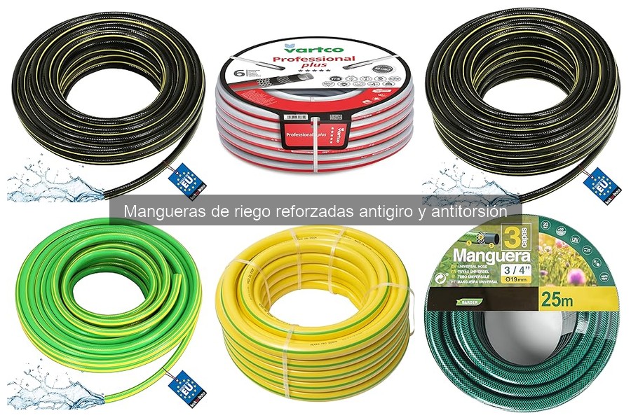 Mejores marcas de mangueras de riego reforzadas antigiro