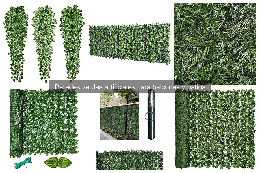 Mejores Marcas de Paredes Verdes Artificiales para Balcones