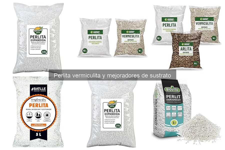 Mejores marcas de perlita y vermiculita para jardinería